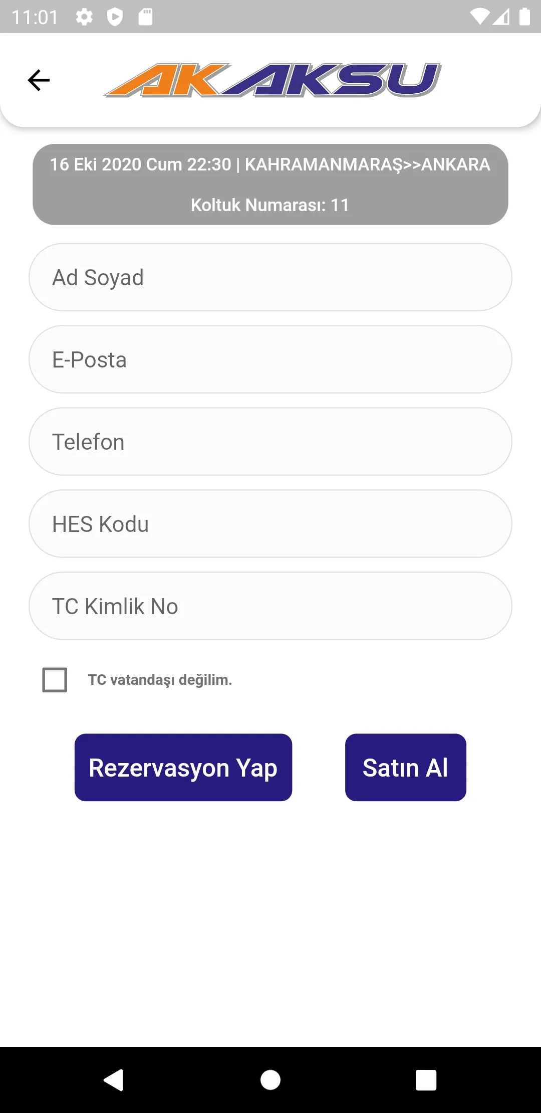 Ak Aksu Turizm | Indus Appstore | Screenshot