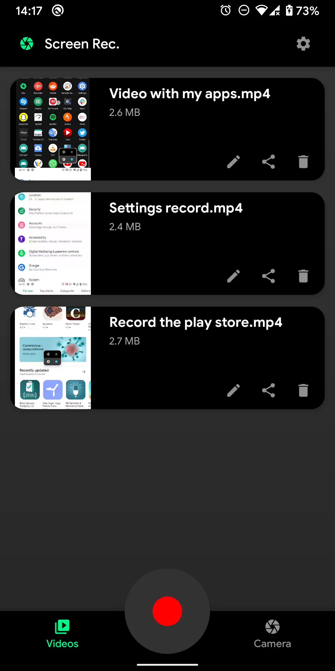 ScrRec: Record screen video | Indus Appstore | Screenshot