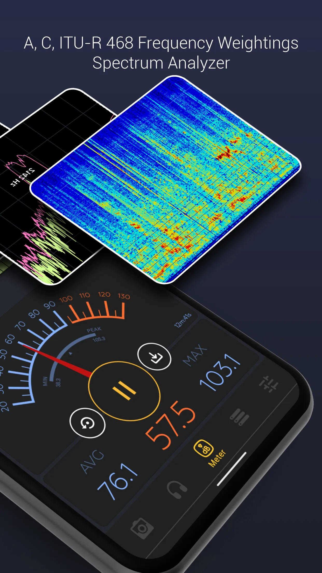 Decibel X - Pro Sound Meter | Indus Appstore | Screenshot