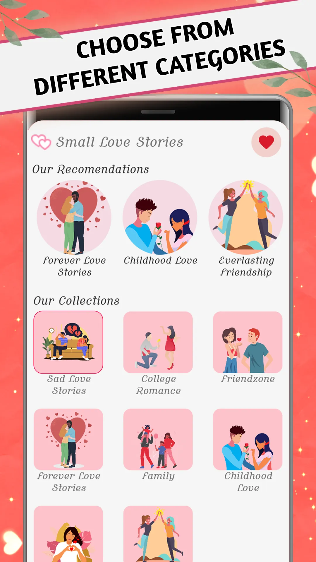Love Story - Romantic Fictions | Indus Appstore | Screenshot