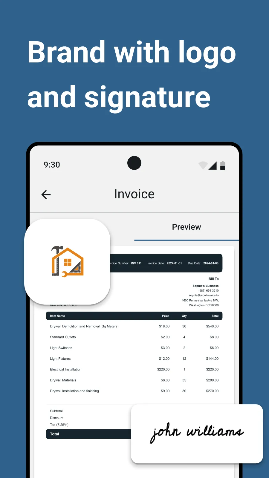 Invoice Maker and Estimate App | Indus Appstore | Screenshot