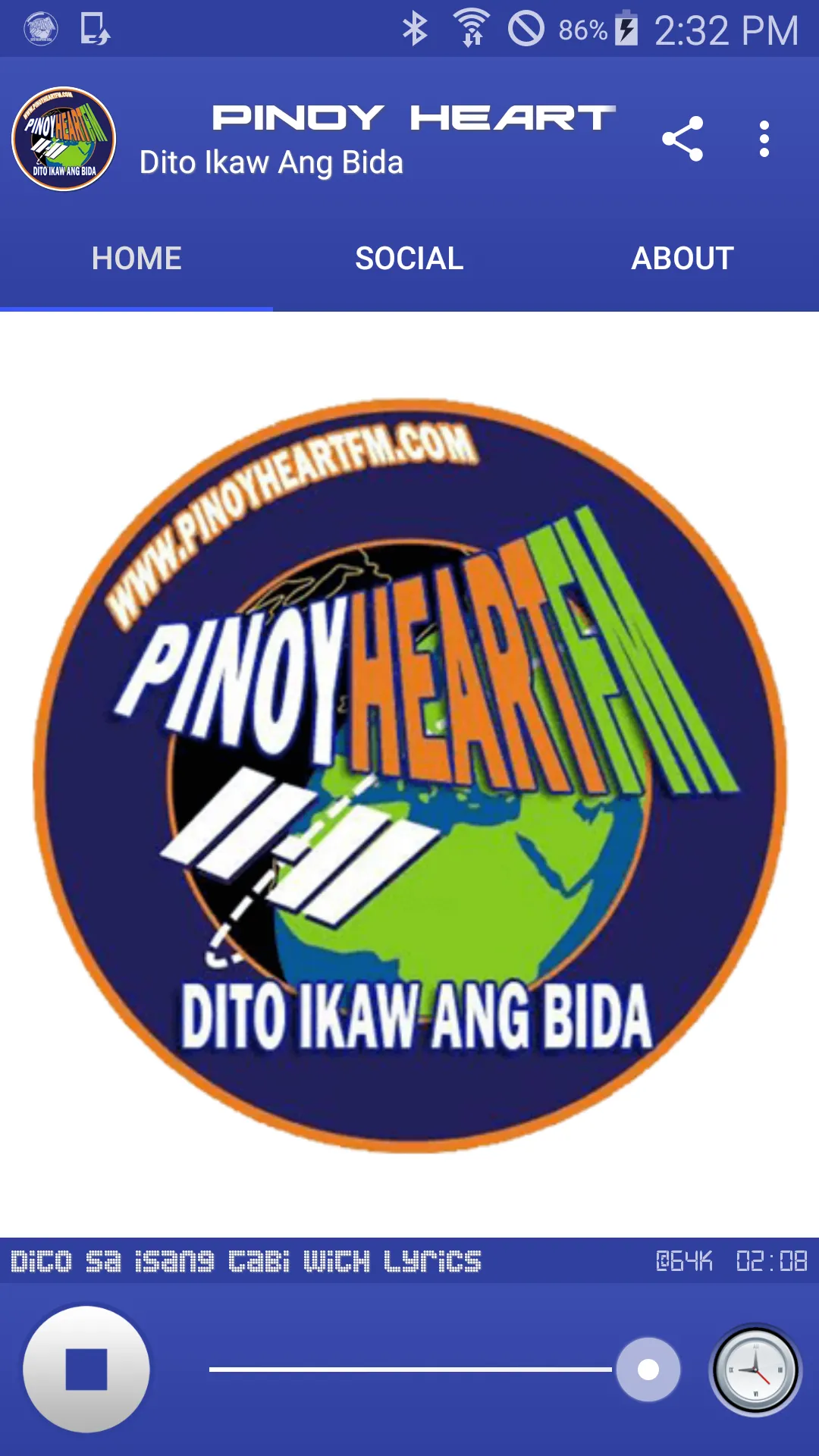 Pinoy Heart FM | Indus Appstore | Screenshot