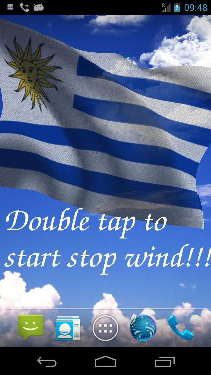 Uruguay Flag Live Wallpaper | Indus Appstore | Screenshot