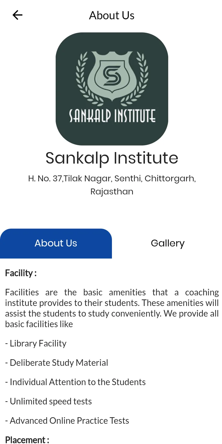 Sankalp Institute | Indus Appstore | Screenshot