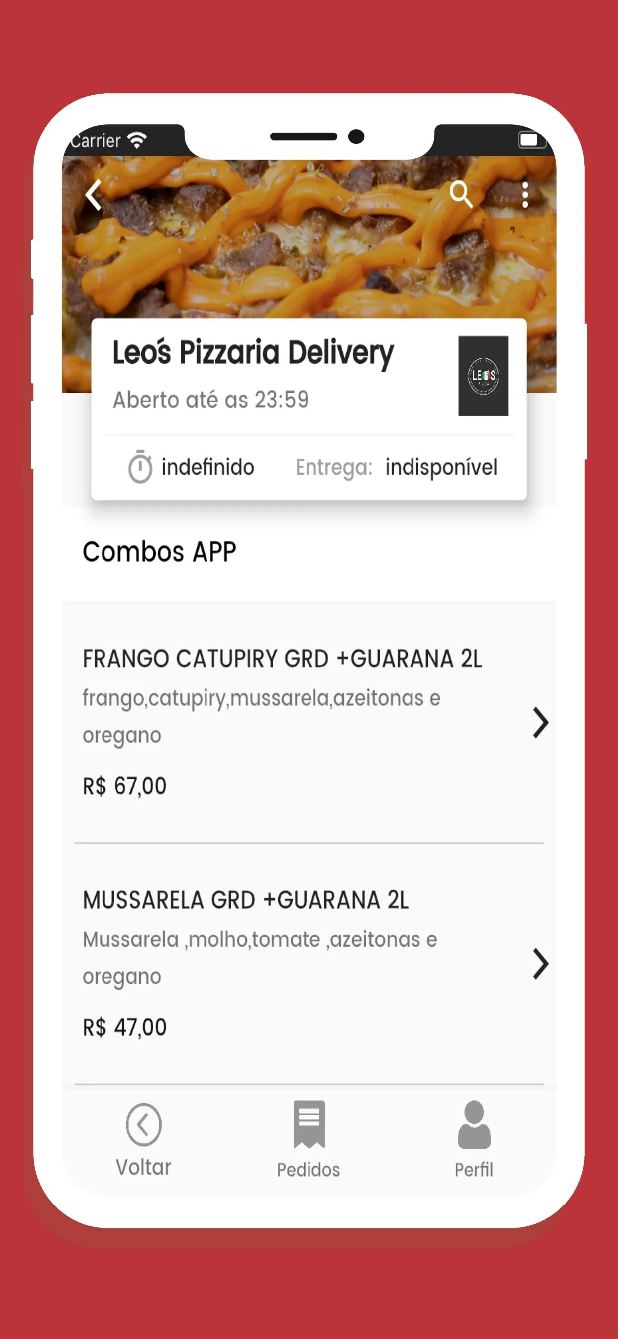 Leos Pizza Guaíra | Indus Appstore | Screenshot