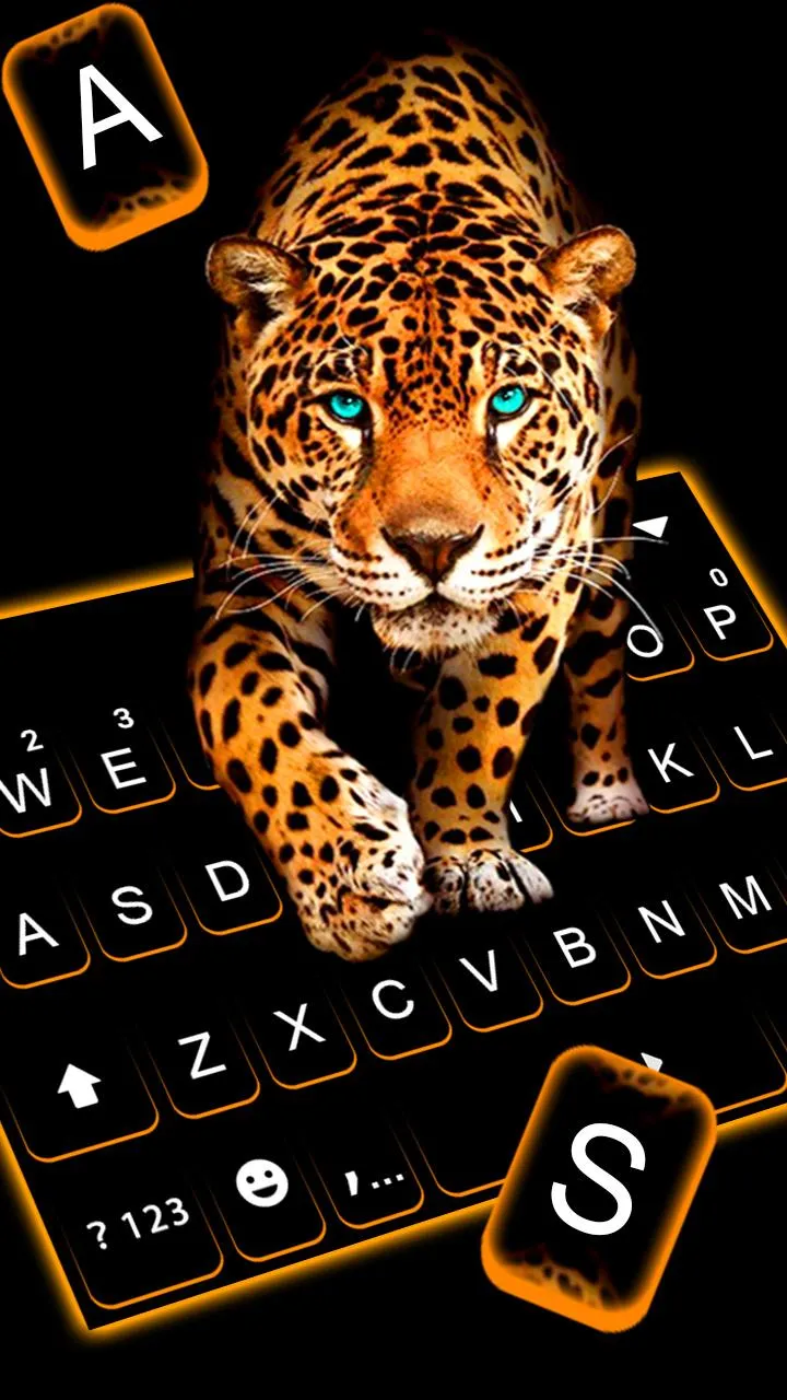 Fierce Cheetah Keyboard Theme | Indus Appstore | Screenshot