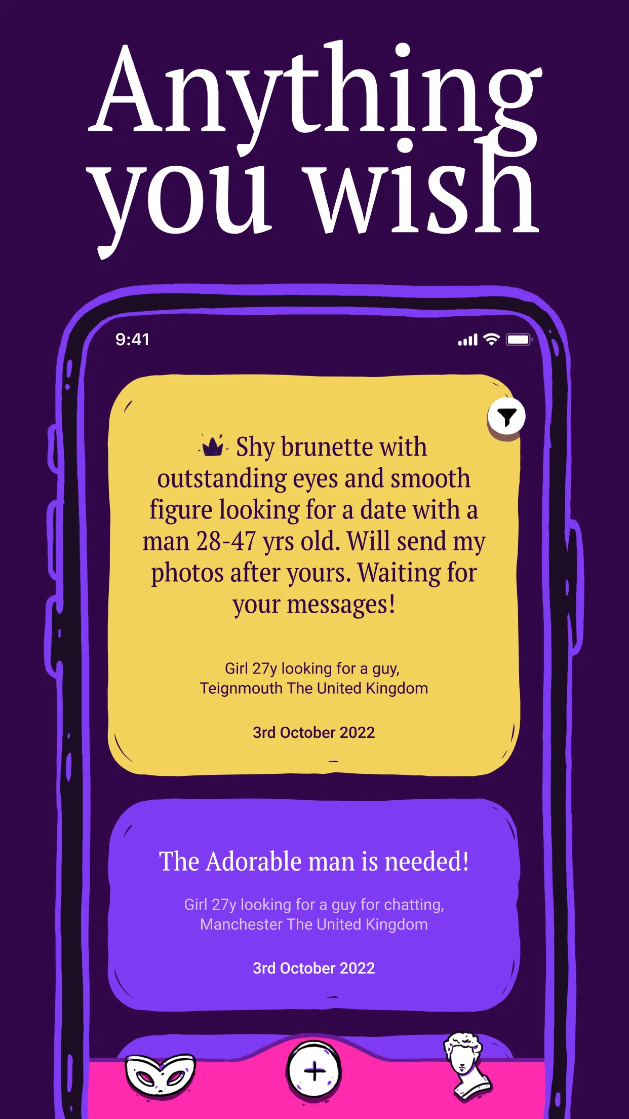 Masked Love - Anonymous dating | Indus Appstore | Screenshot