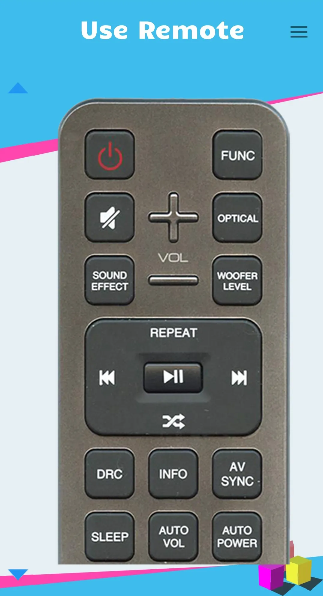 Remote Control for LG SoundBar | Indus Appstore | Screenshot