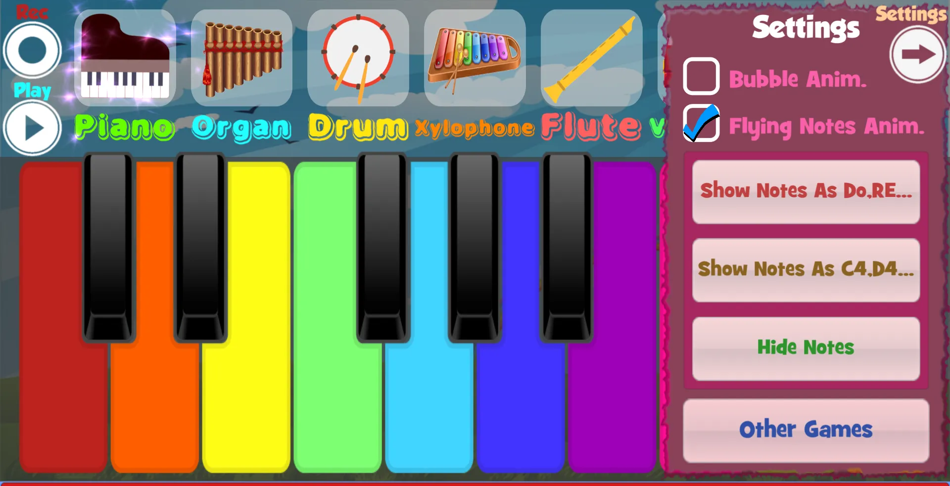 Kids Piano | Indus Appstore | Screenshot