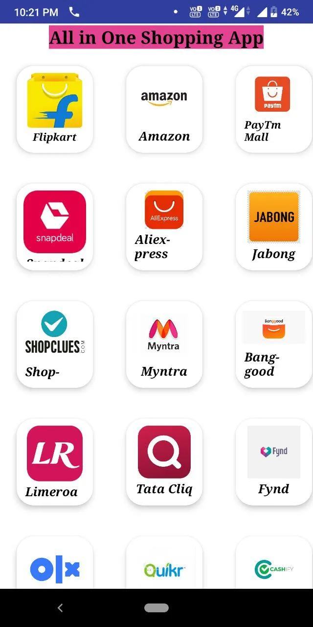 India All in One Shopping App  | Indus Appstore | Screenshot