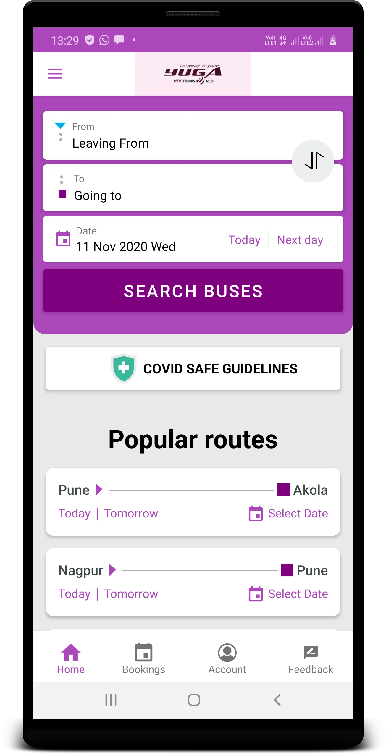 Yuga Bus | Indus Appstore | Screenshot