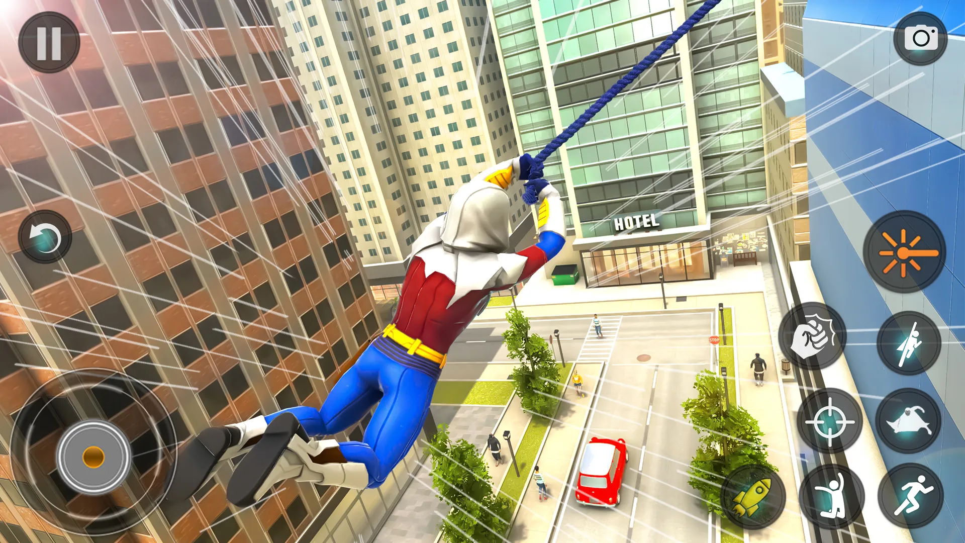 Flying Rope Man Hero Fight | Indus Appstore | Screenshot