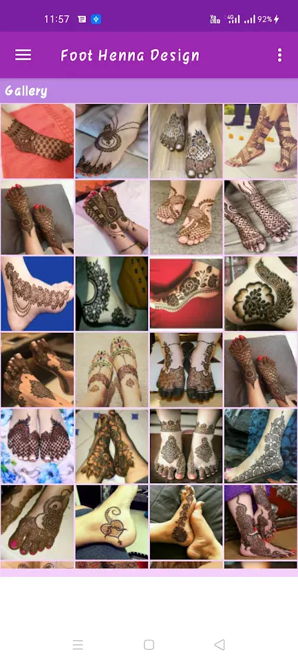 Foot Henna Design | Indus Appstore | Screenshot