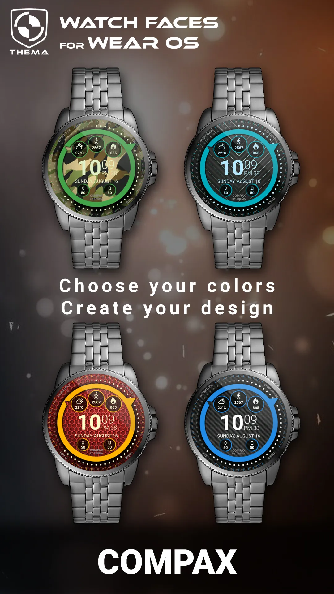 Compax Watch Face | Indus Appstore | Screenshot