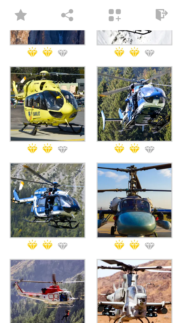 Helicopter Mosaic Puzzles | Indus Appstore | Screenshot