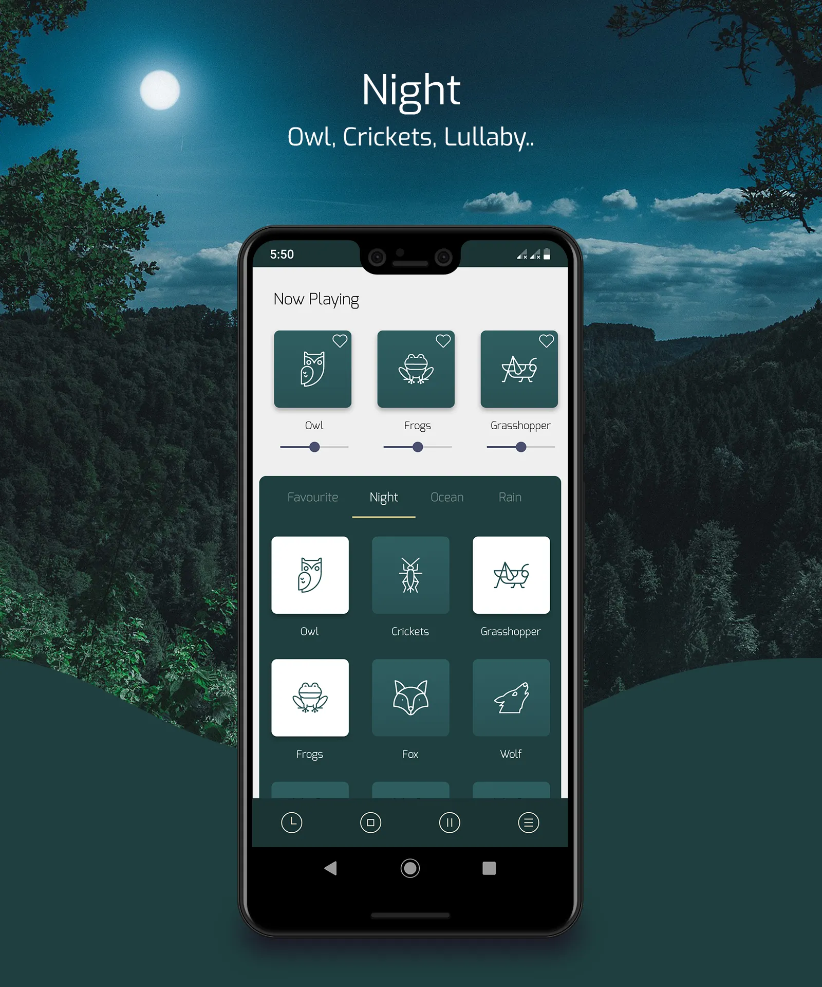 Relaxing Night Nature Sounds | Indus Appstore | Screenshot