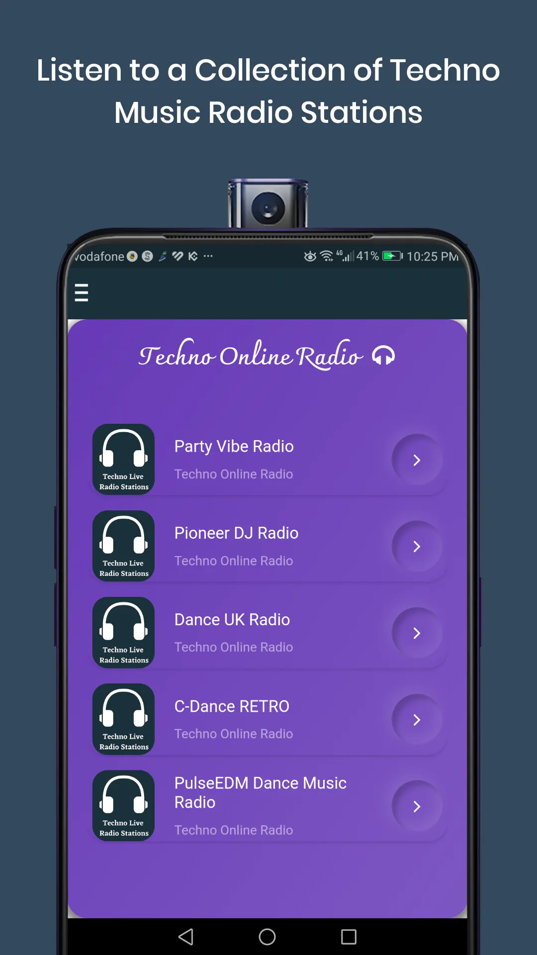 Techno Online Radio | Indus Appstore | Screenshot