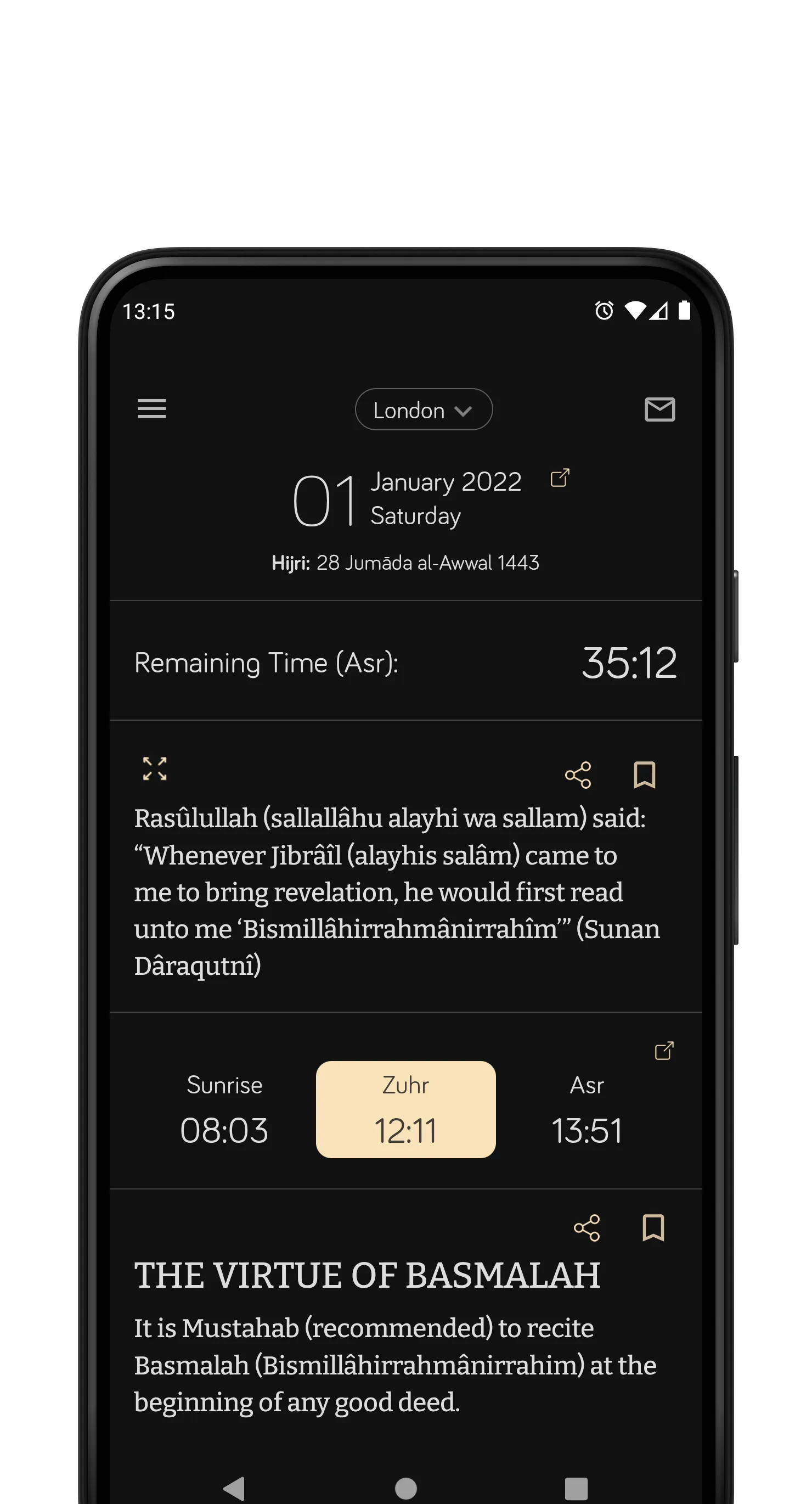 Fazilet Calendar: Prayer Times | Indus Appstore | Screenshot