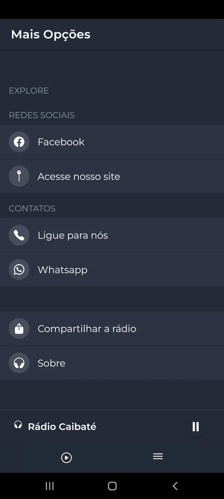 Rádio Caibaté | Indus Appstore | Screenshot