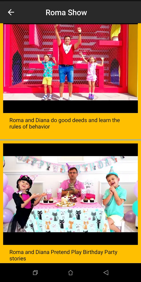 Roma and Diana Fun Video Show | Indus Appstore | Screenshot