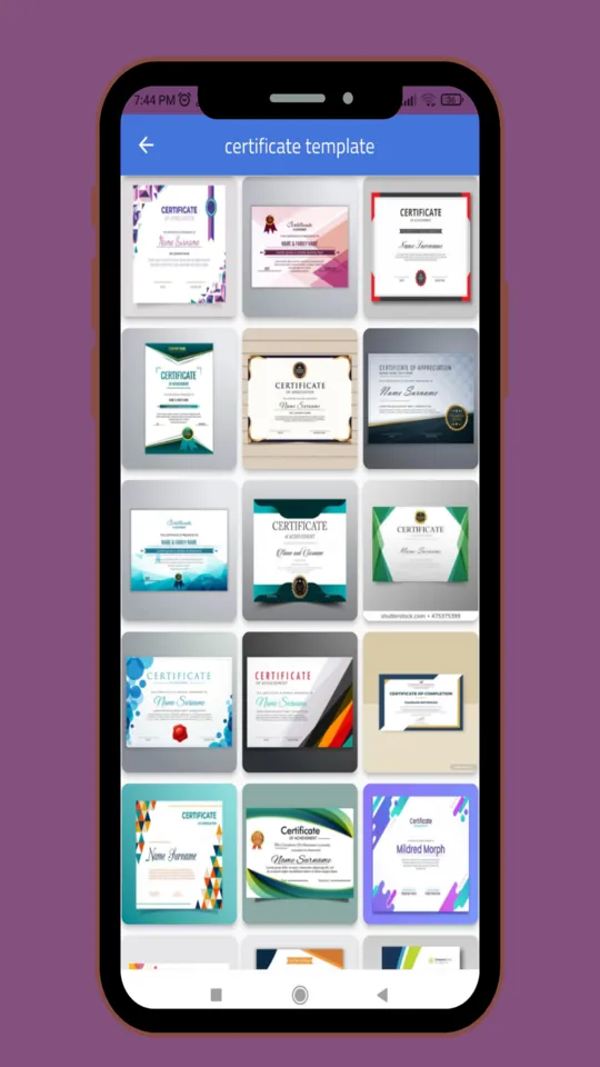 Certificates Frames templates | Indus Appstore | Screenshot