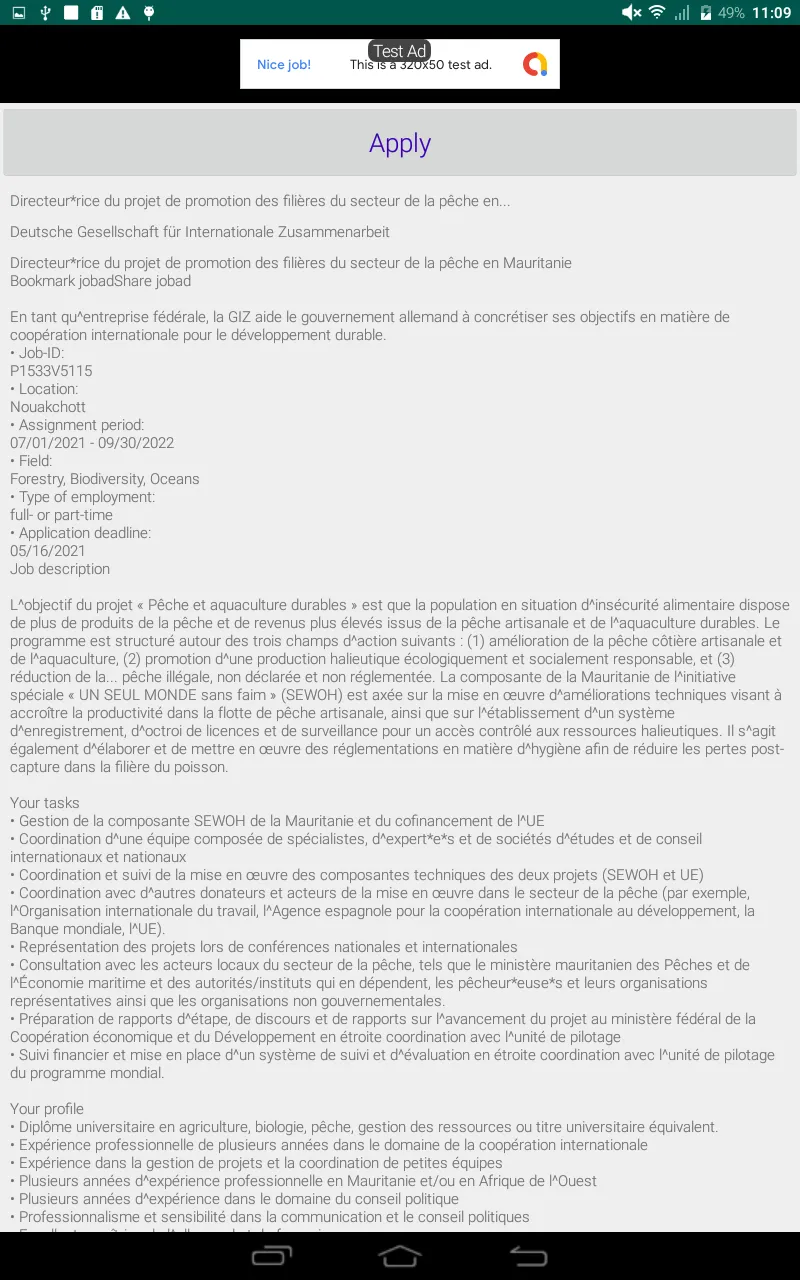 Mauritania jobs | Indus Appstore | Screenshot