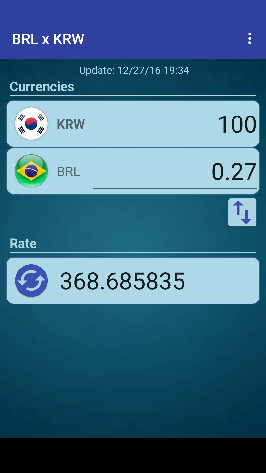 Brazil Real x South Korean Won | Indus Appstore | Screenshot