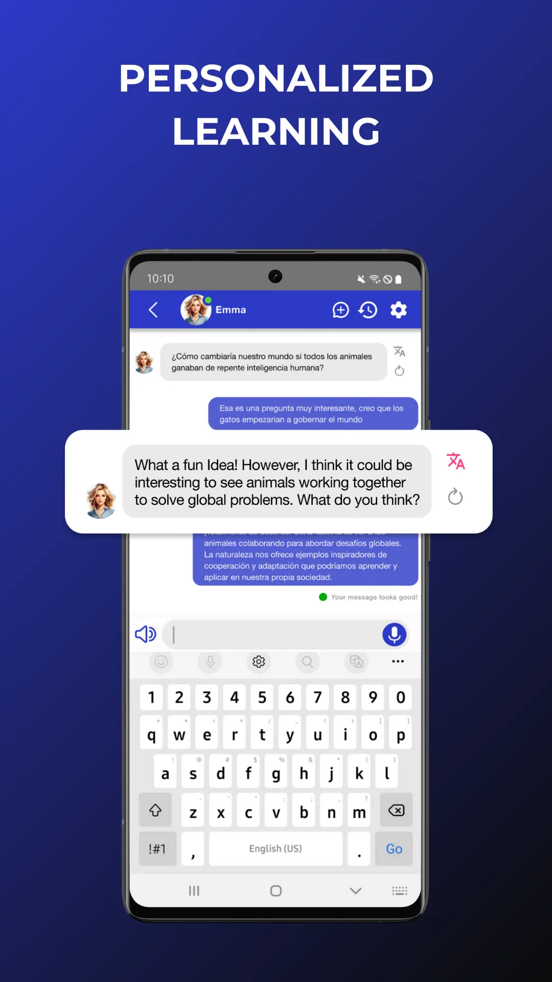 Talkpal - AI Language Learning | Indus Appstore | Screenshot