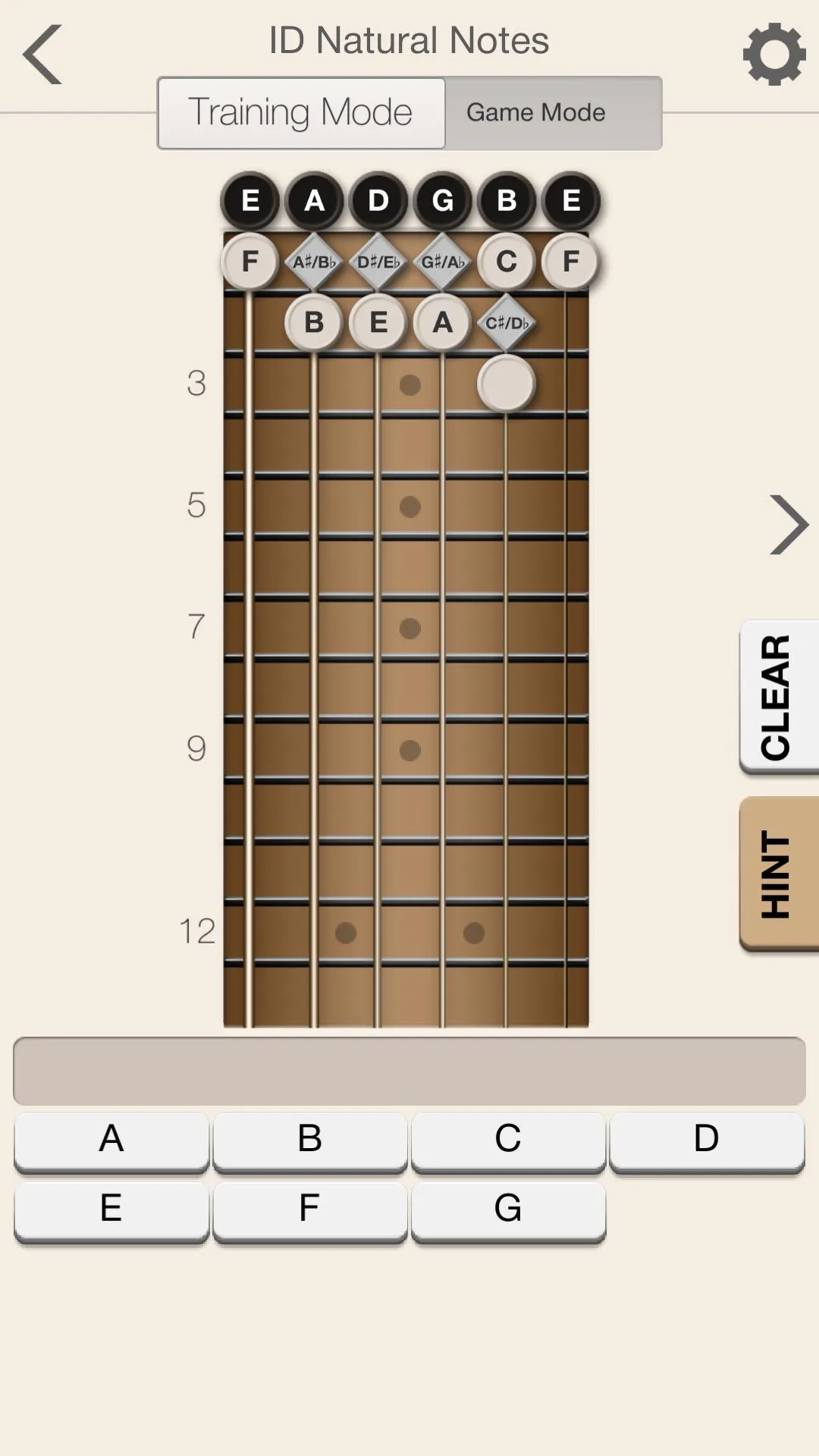 Guitar Intervals Unleashed | Indus Appstore | Screenshot