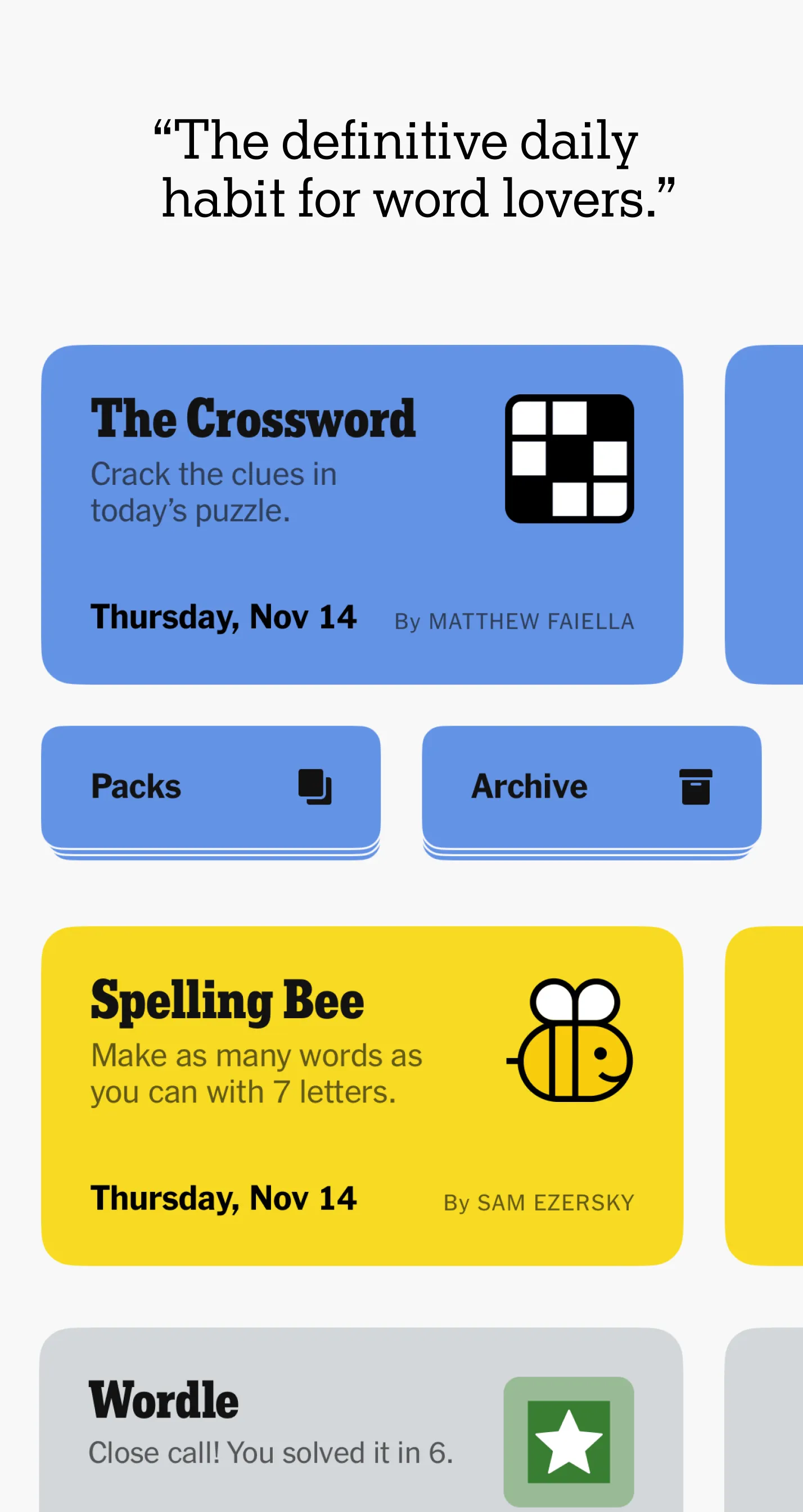 NYT Games: Solve Puzzles Daily | Indus Appstore | Screenshot