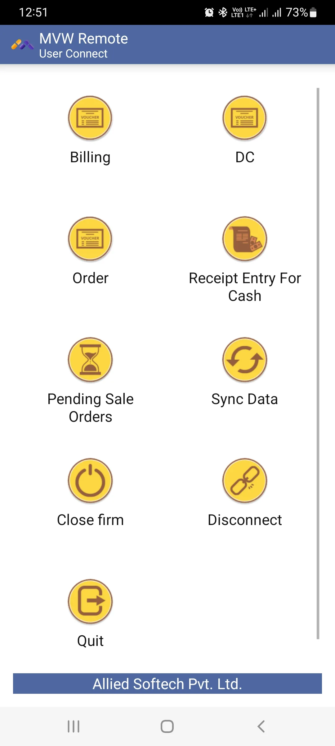 MediVision MVW SalesmanConnect | Indus Appstore | Screenshot