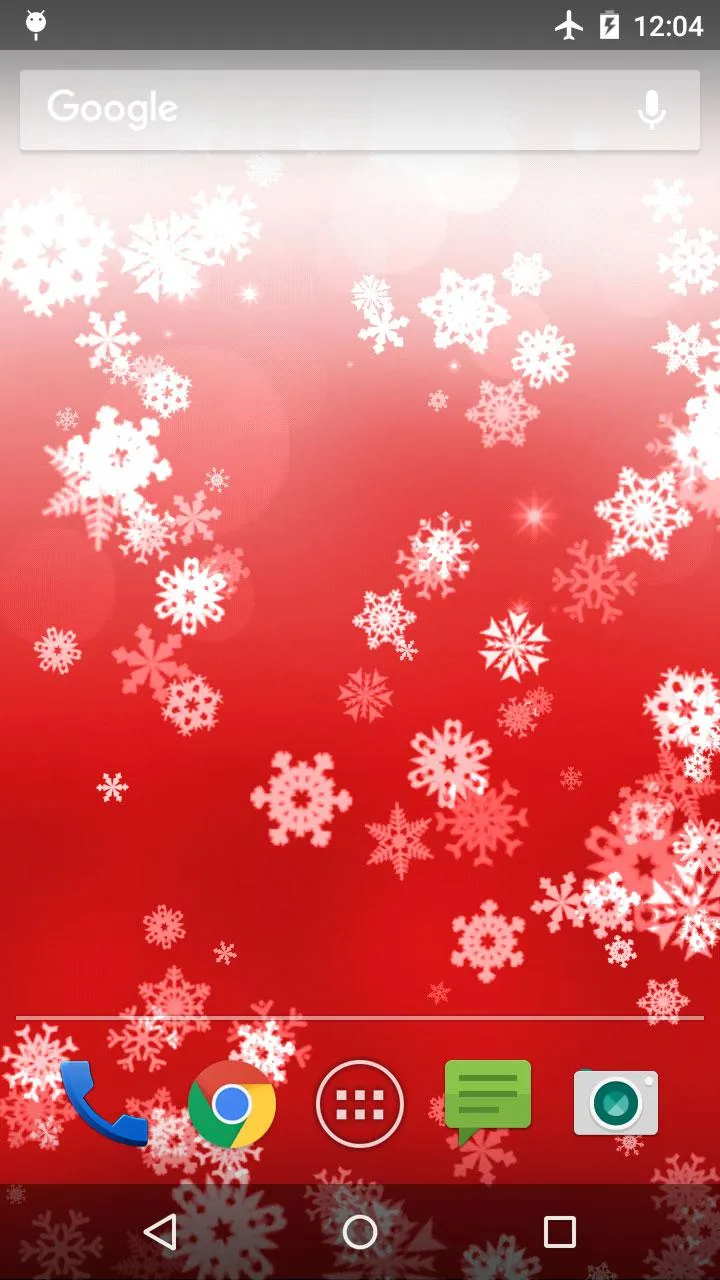 Snowflake Live Wallpaper | Indus Appstore | Screenshot