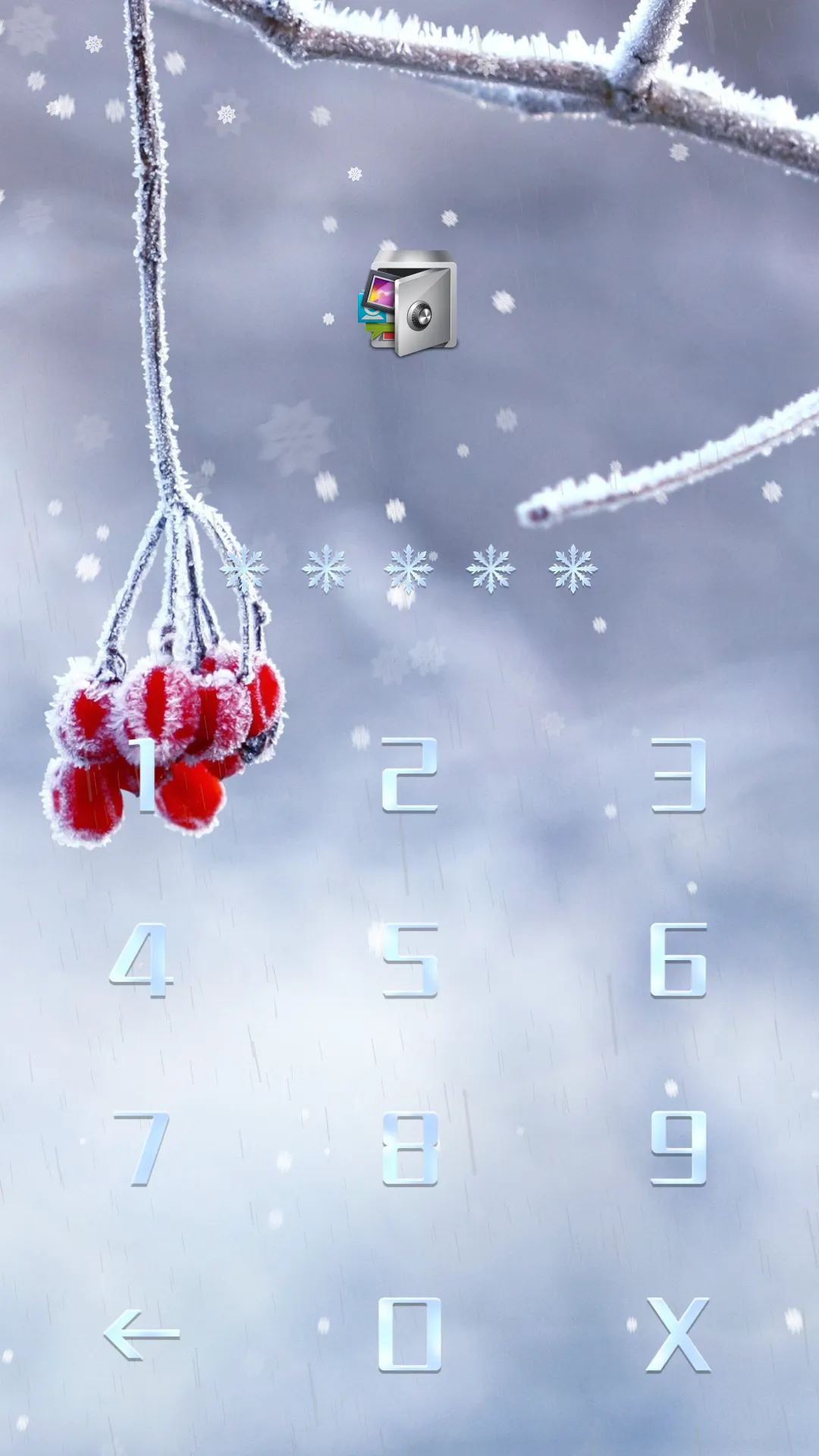 AppLock Live Theme Winter | Indus Appstore | Screenshot