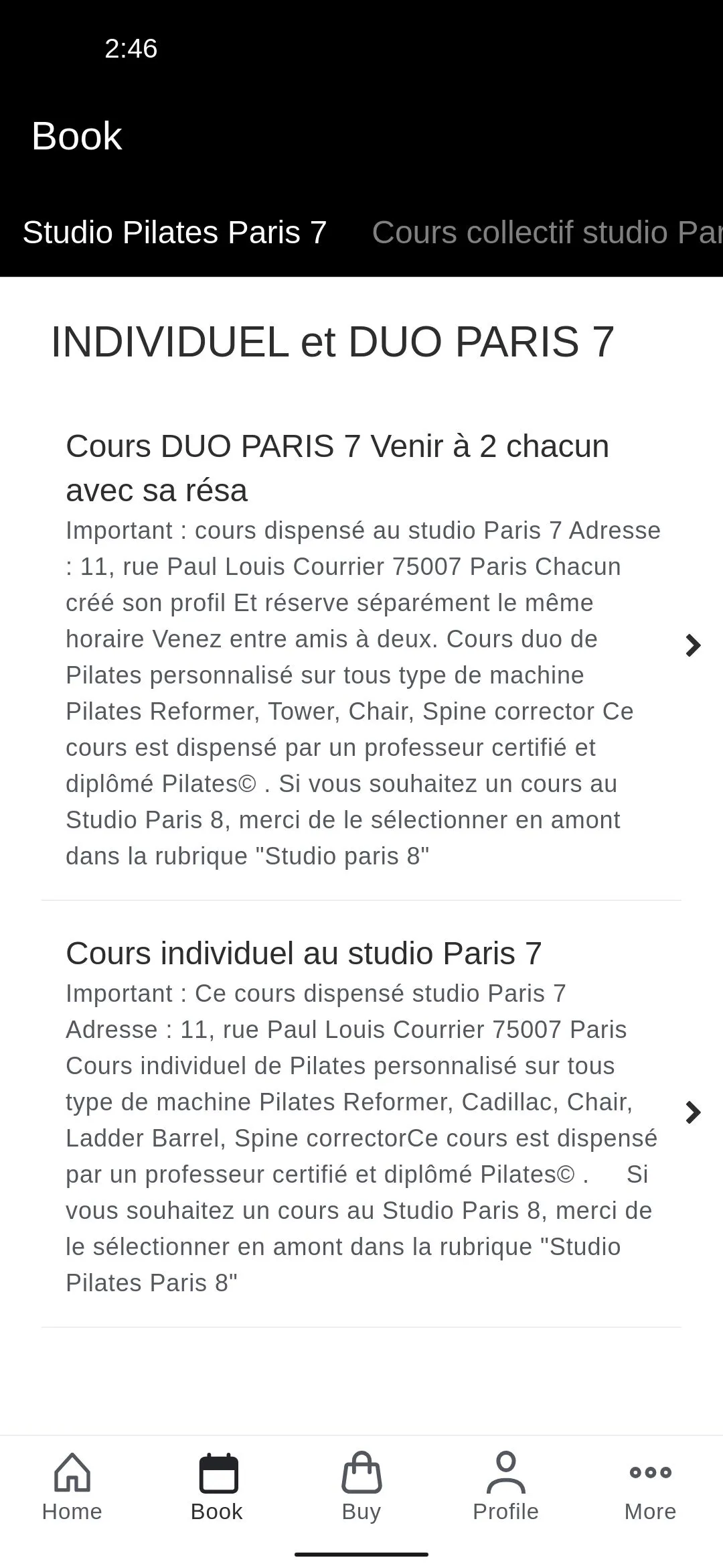 KEANA COURS DE PILATES | Indus Appstore | Screenshot