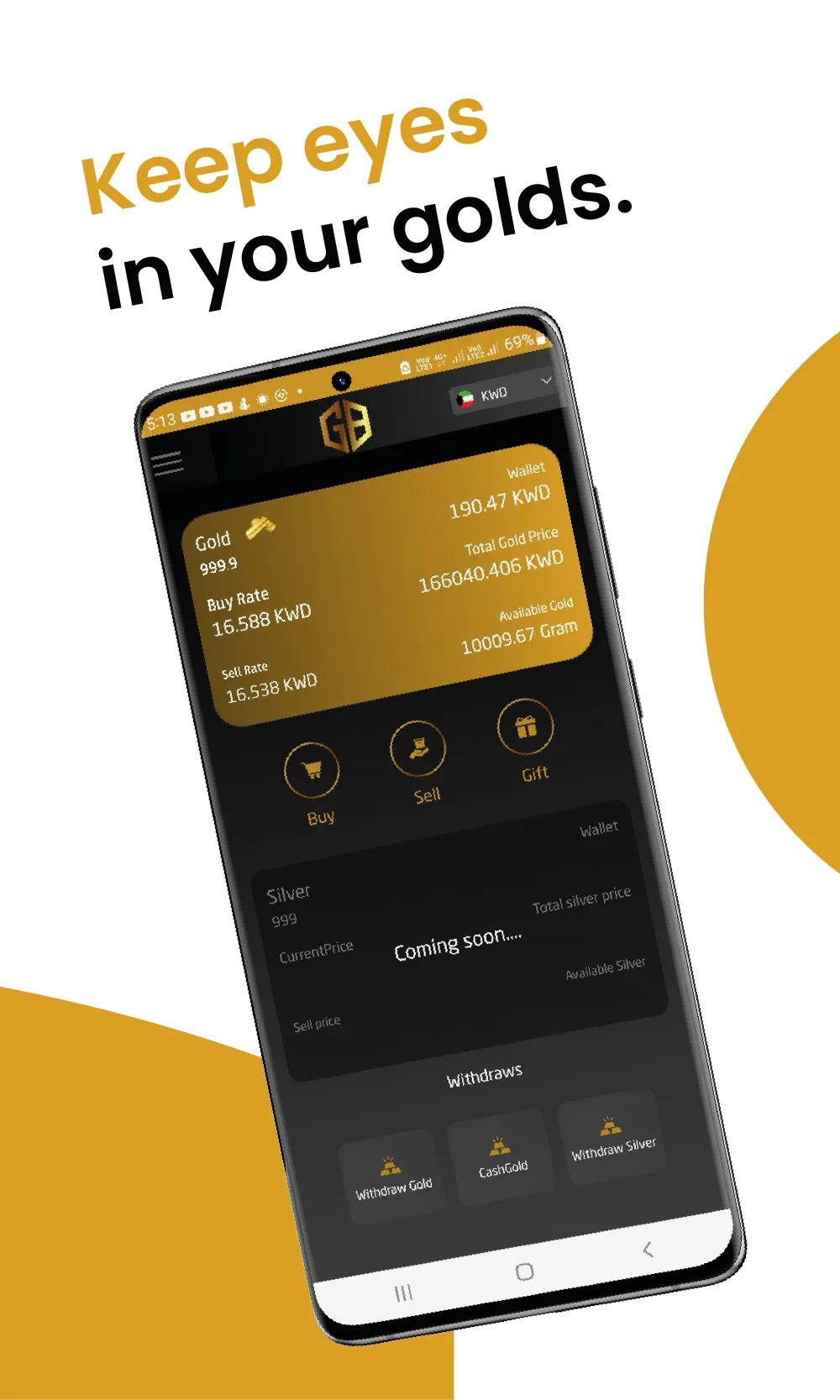 GoldBank | Indus Appstore | Screenshot