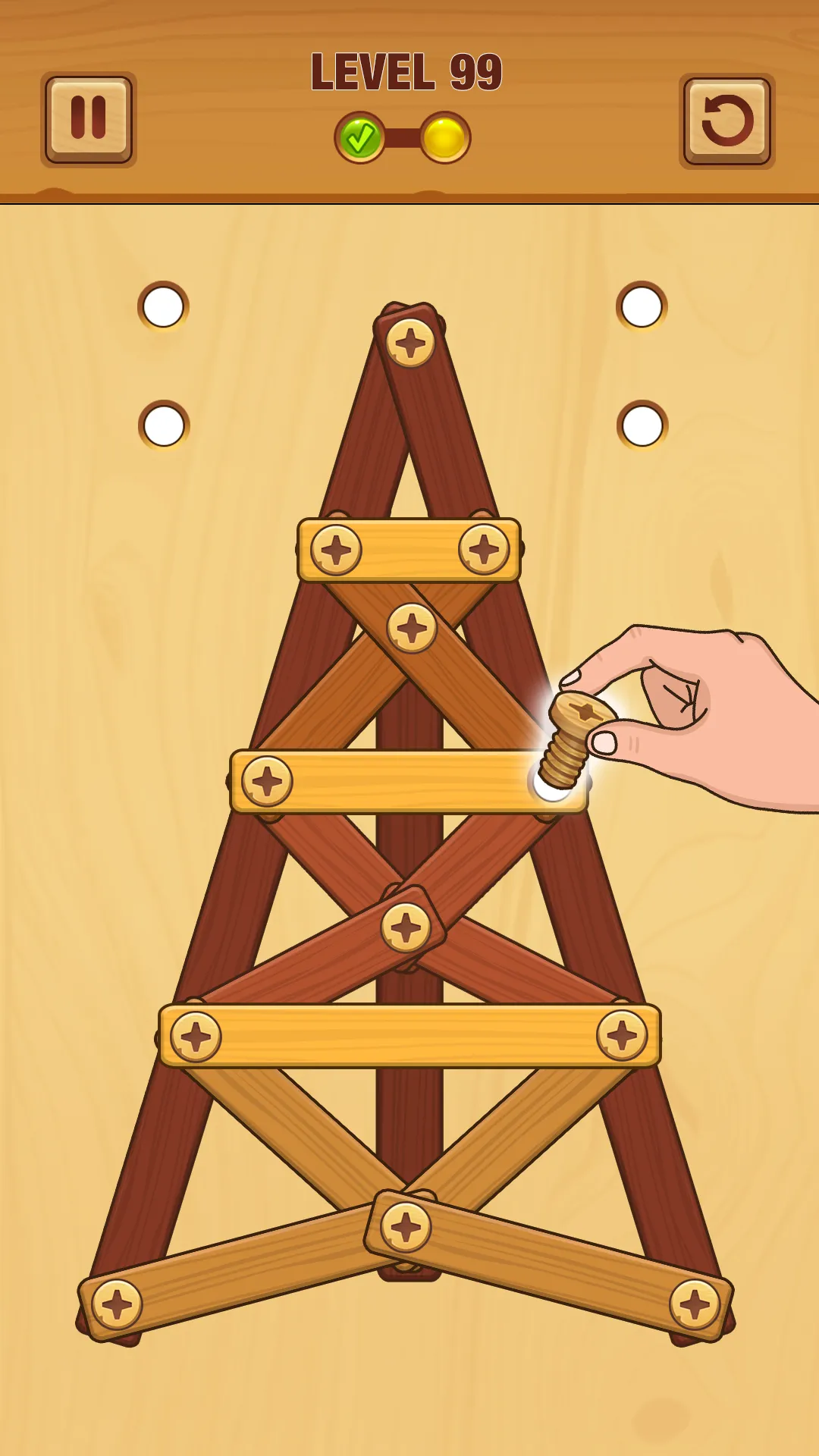 Wood Nuts: Nuts & Bolts | Indus Appstore | Screenshot