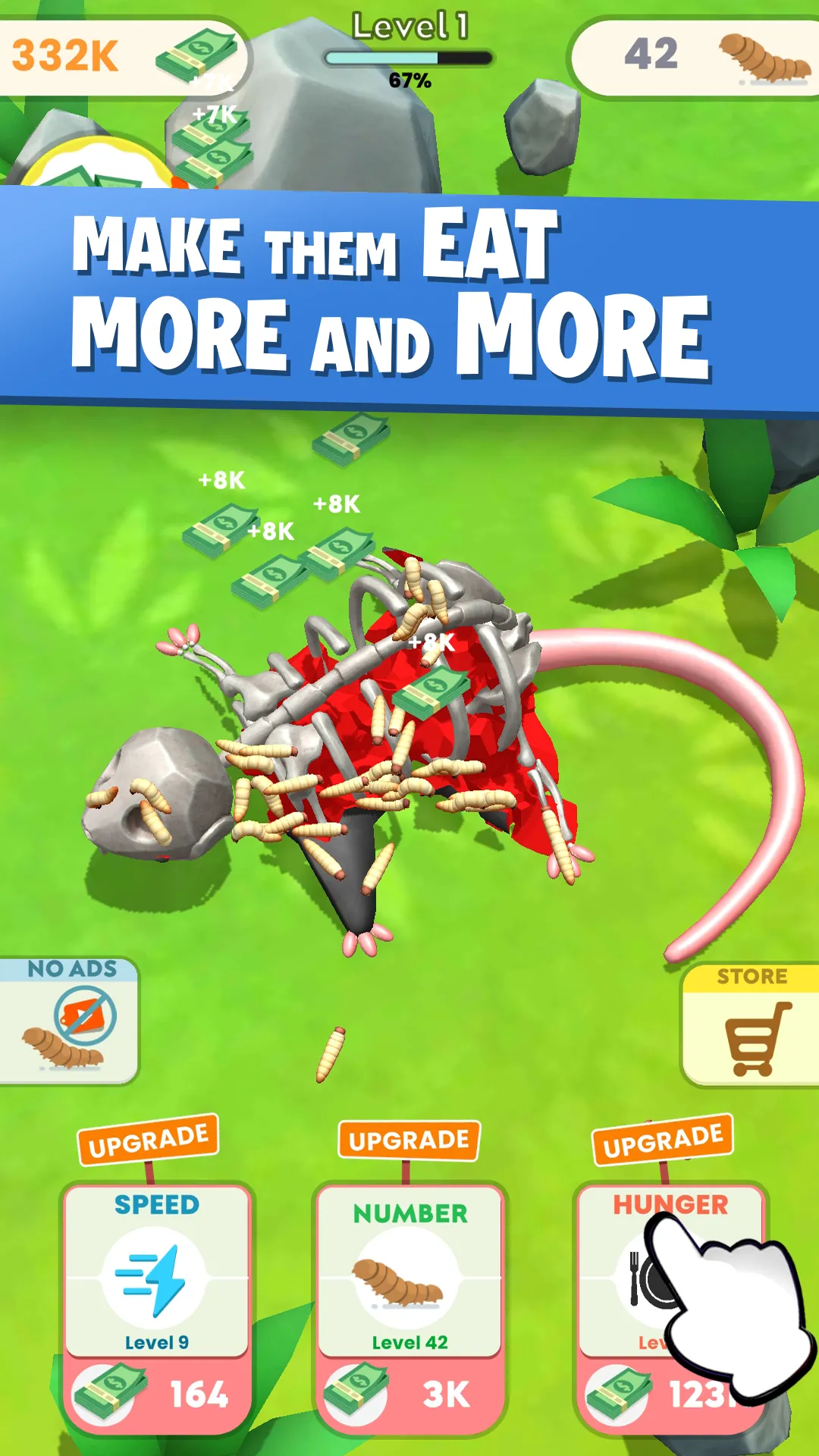 Idle Maggots | Indus Appstore | Screenshot