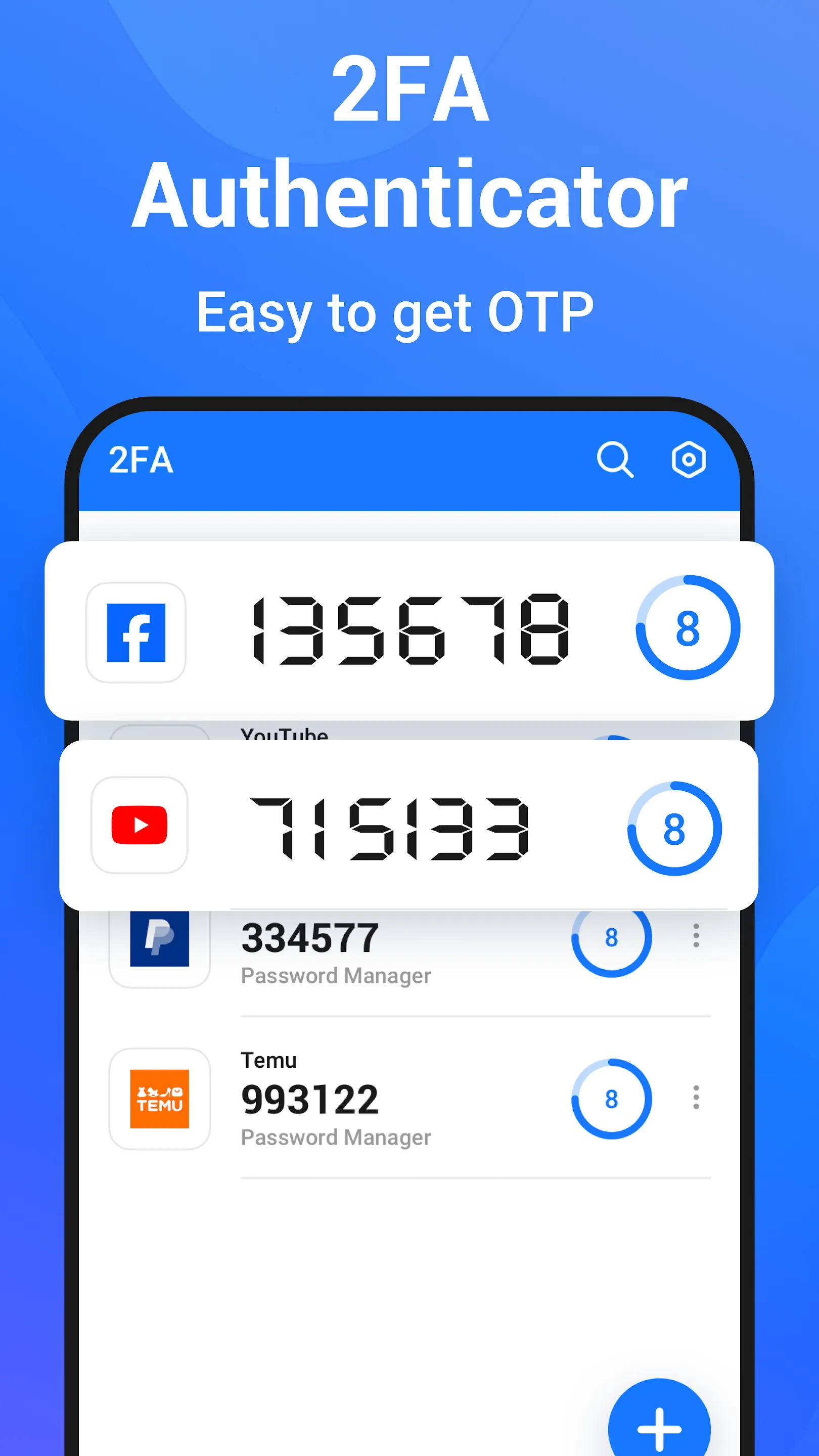 Authenticator: 2FA & Password | Indus Appstore | Screenshot