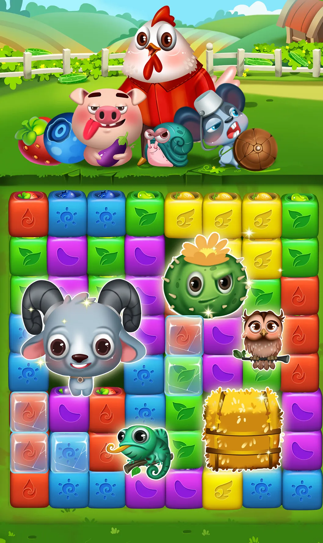 Fruit Funny Blocks: farm cubes | Indus Appstore | Screenshot