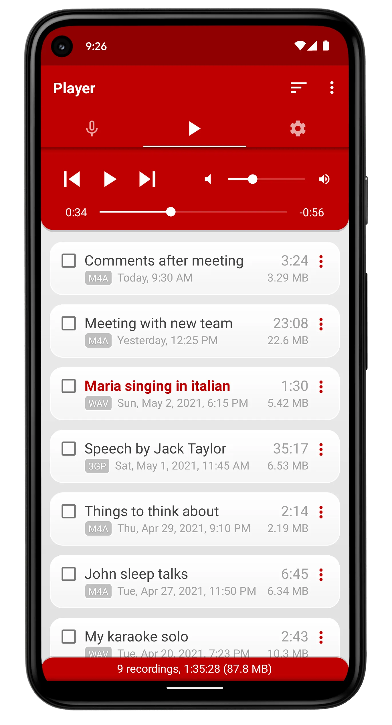 Voice Recorder Pro | Indus Appstore | Screenshot
