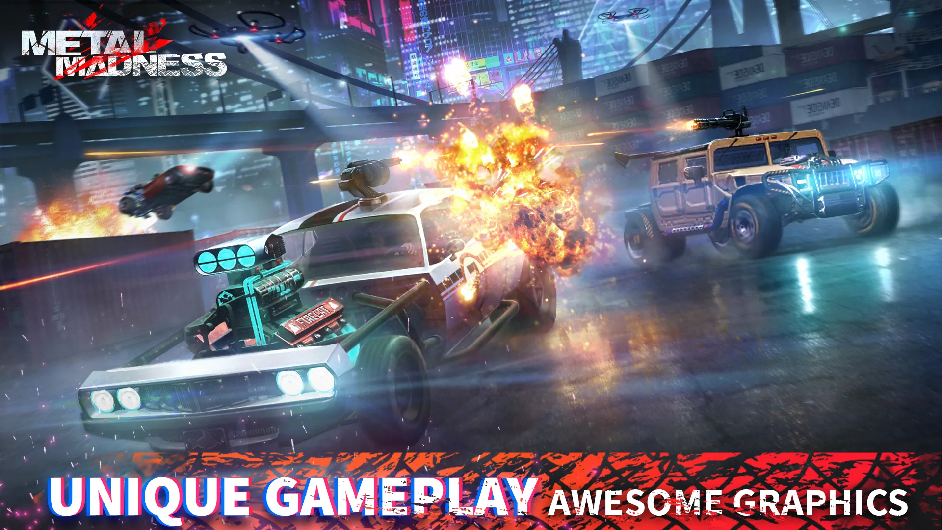 METAL MADNESS PvP: Car Shooter | Indus Appstore | Screenshot