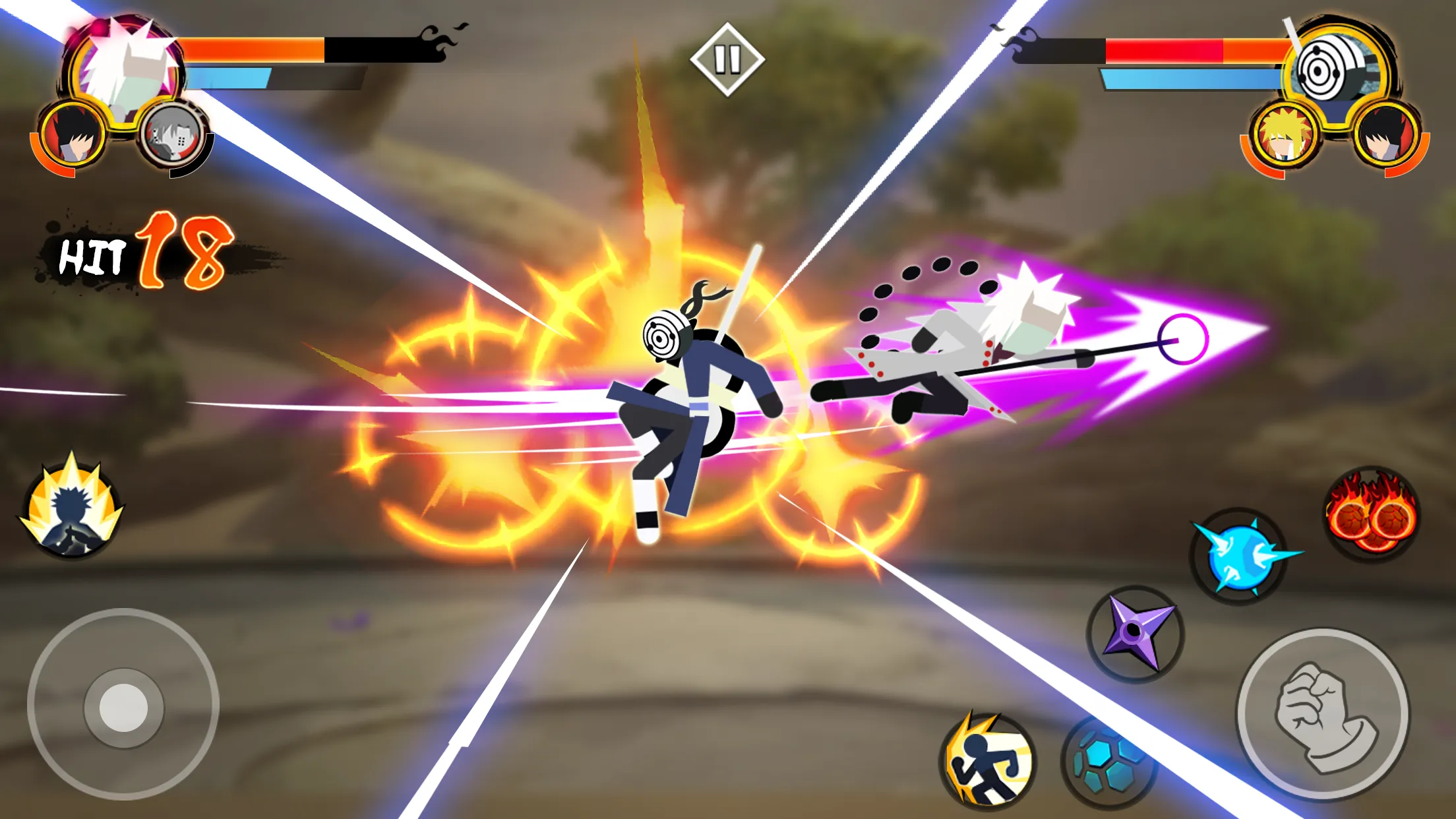 Stick Ninja - 3v3 Battle | Indus Appstore | Screenshot
