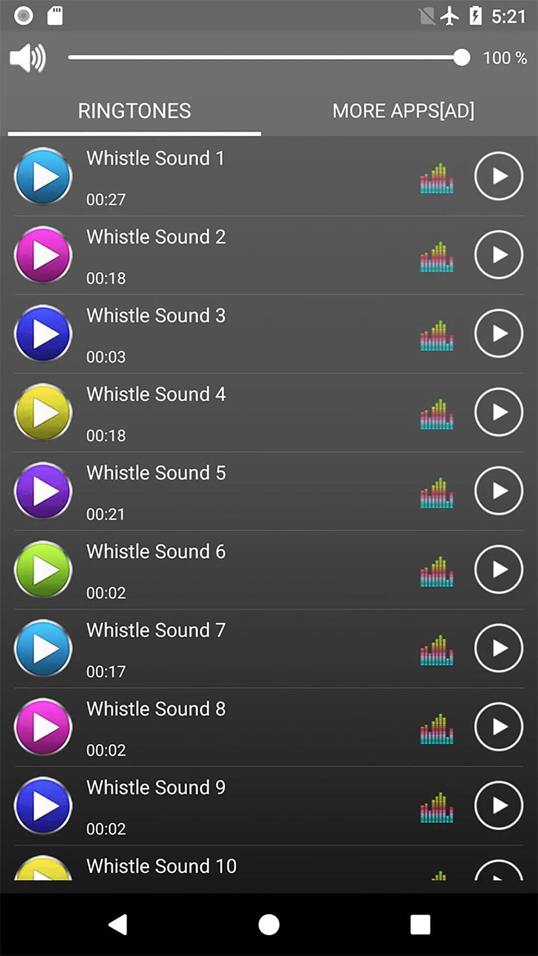 Whistle Sounds & Ringtones | Indus Appstore | Screenshot