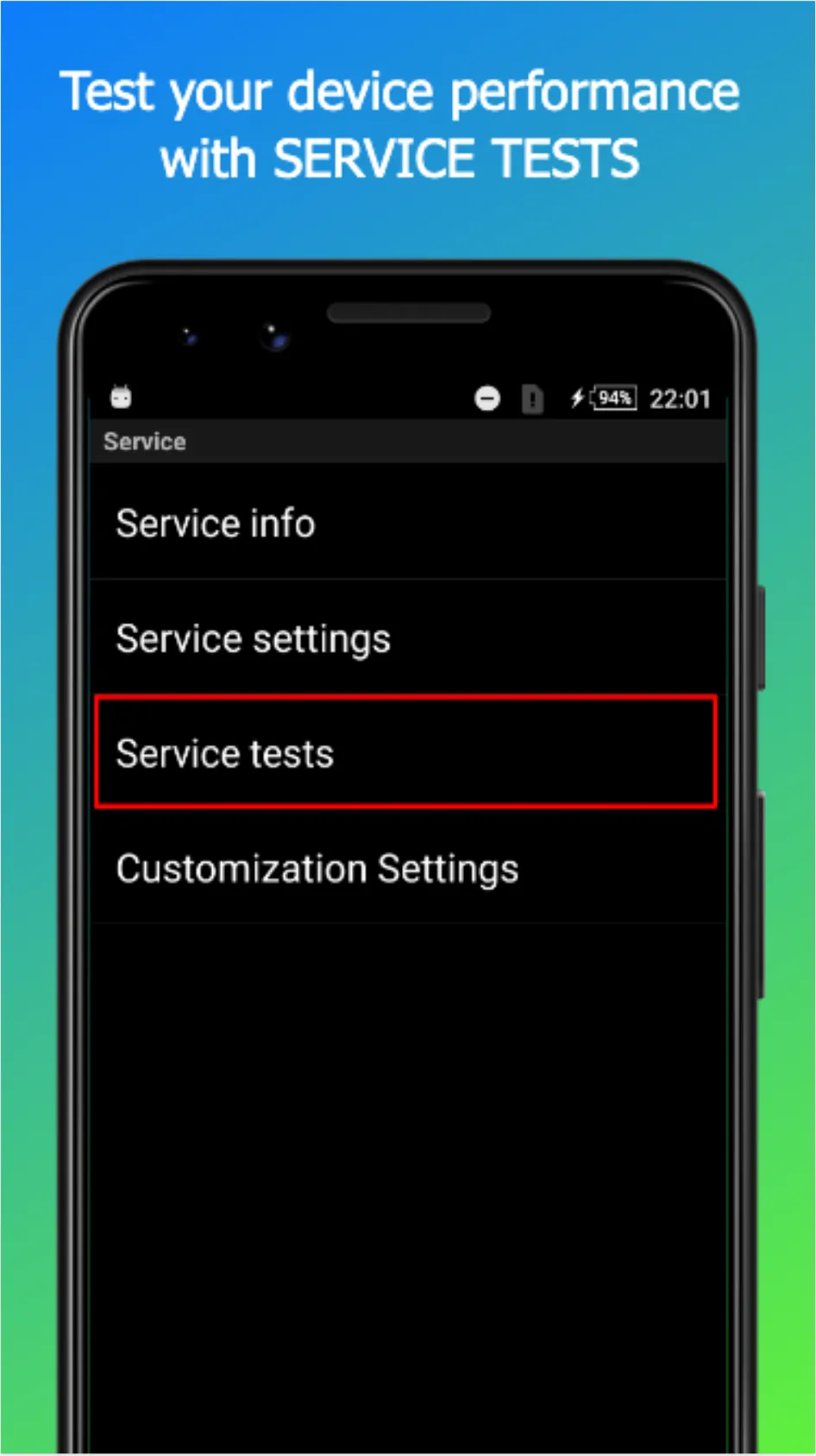 Service Menu for Sony Xperia | Indus Appstore | Screenshot