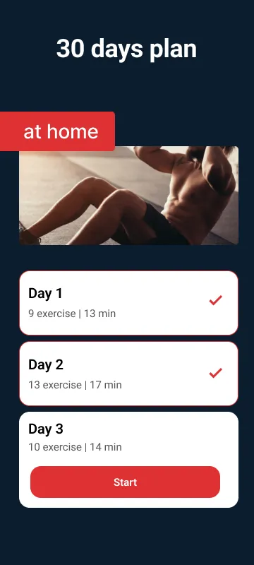 Home Workout Six Pack Abs | Indus Appstore | Screenshot