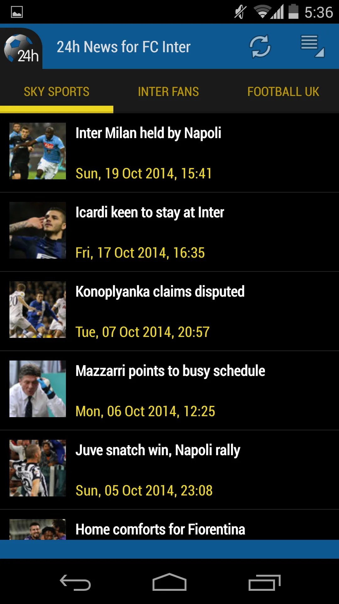 Inter News 24h | Indus Appstore | Screenshot