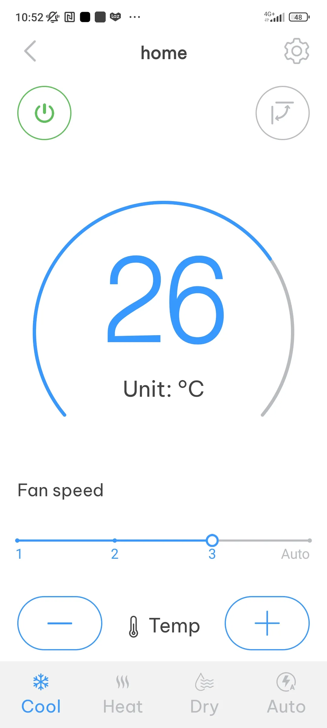 Air Conditioner Remote Control | Indus Appstore | Screenshot