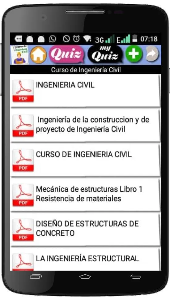 CURSO DE INGENIERÍA CIVIL | Indus Appstore | Screenshot