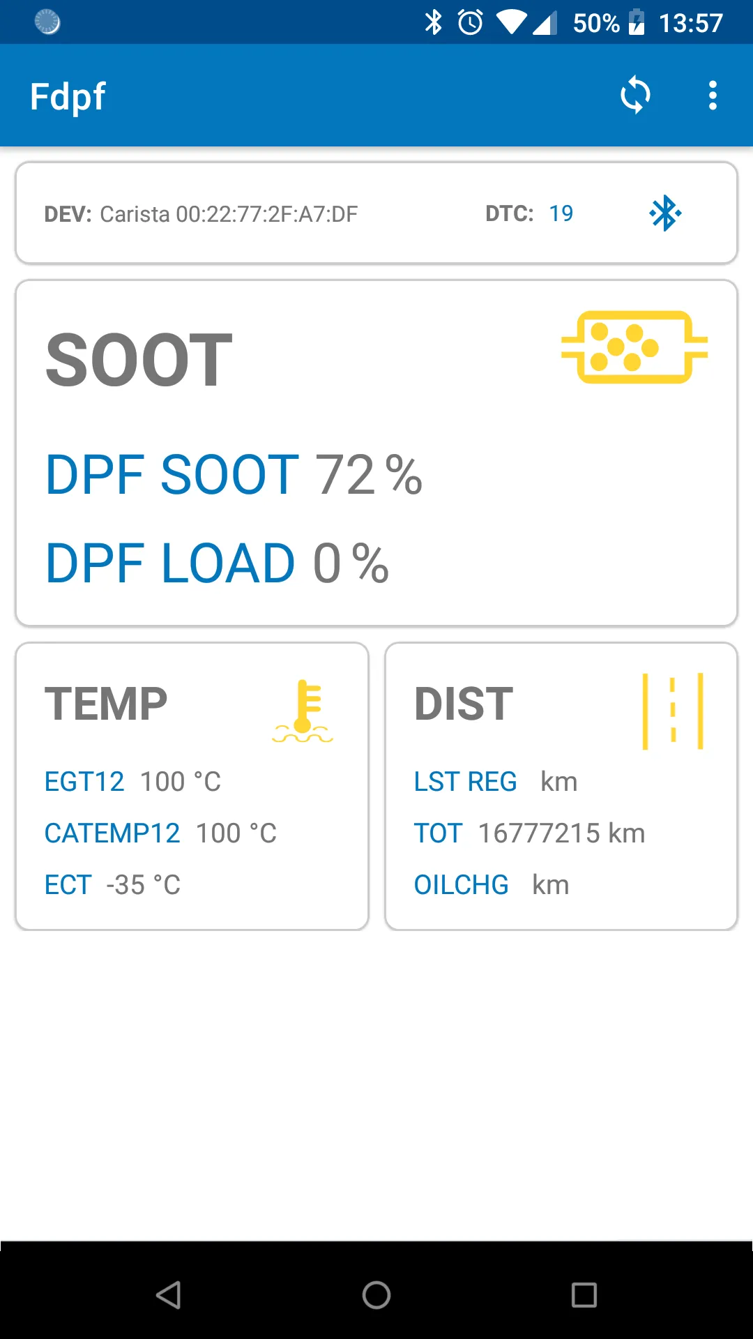 Fdpf - DPF Monitor for FORD | Indus Appstore | Screenshot