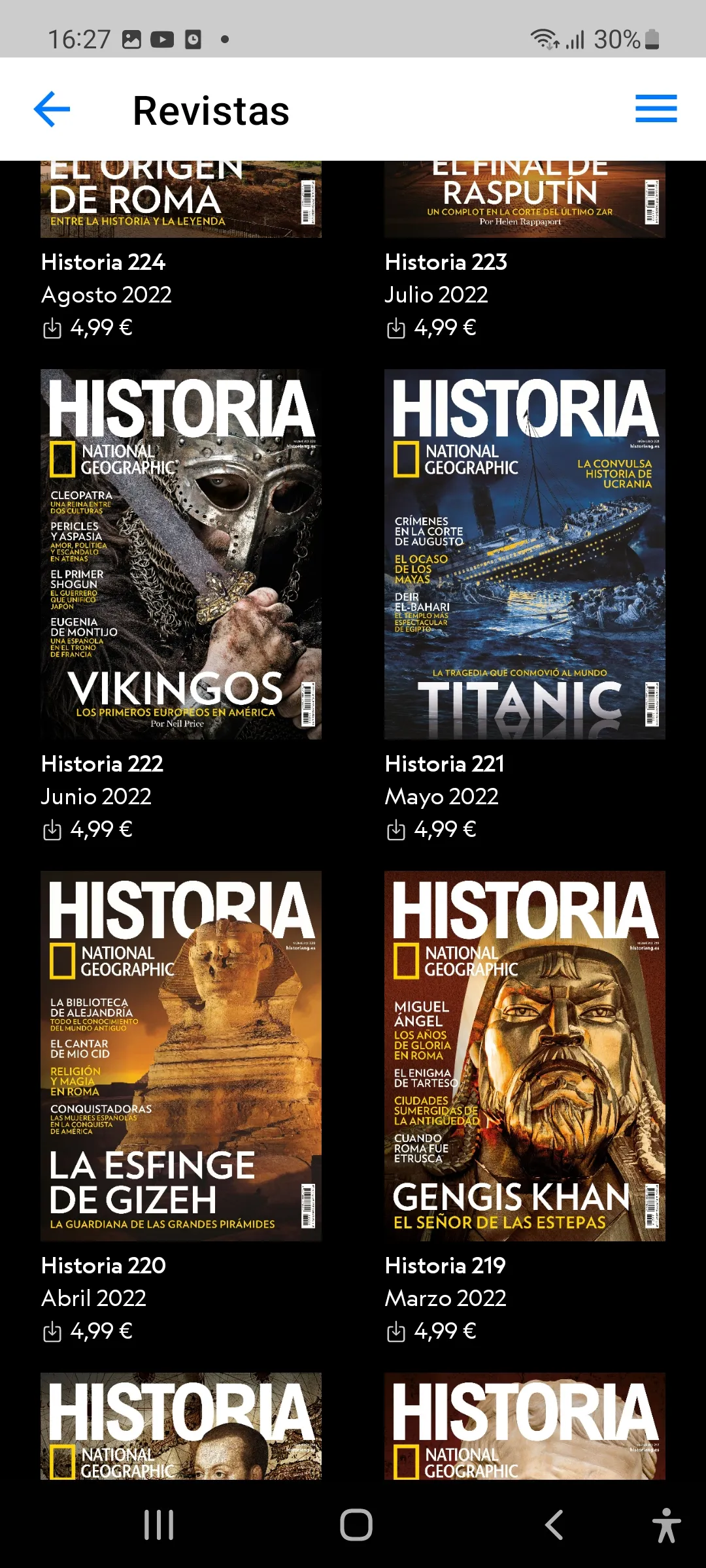 Historia National Geographic | Indus Appstore | Screenshot